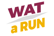 WAT a Run White Logo